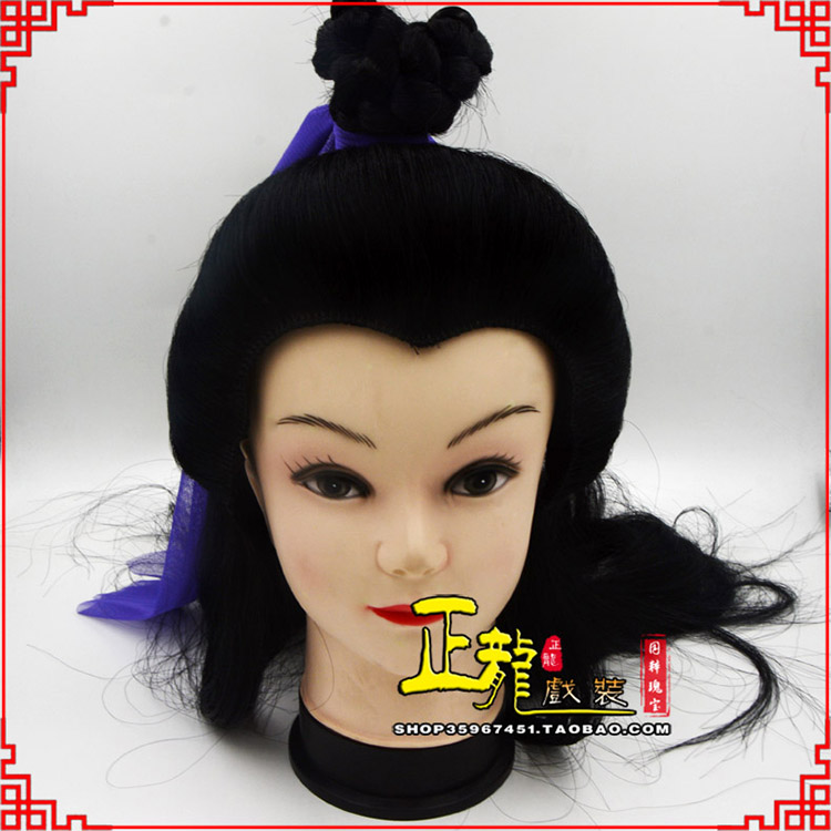 陕西小生头套董永头套古装假发青年头套