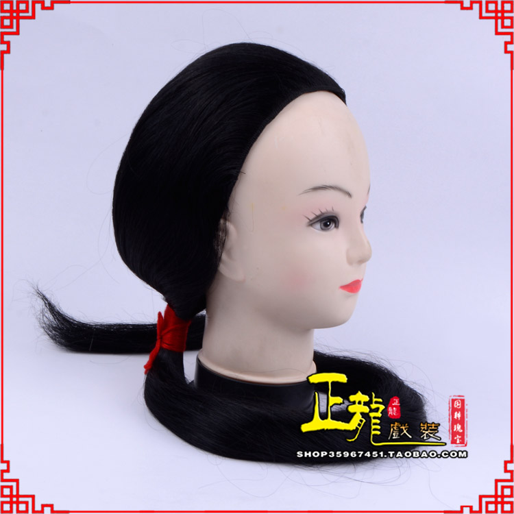 陕西古装影视演出头套花旦假发 真发古装发