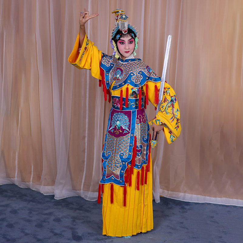 陕西霸王别姬虞姬服 软绉别姬服