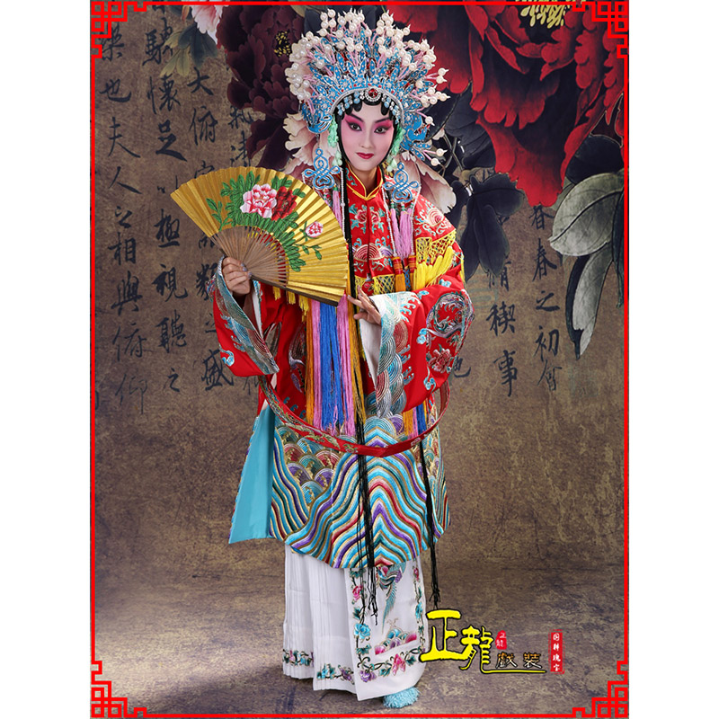 陕西凤袍杨贵妃贵妃醉酒 软绉团凤女蟒