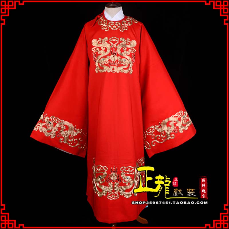 陕西戏曲官衣官服舞台演出