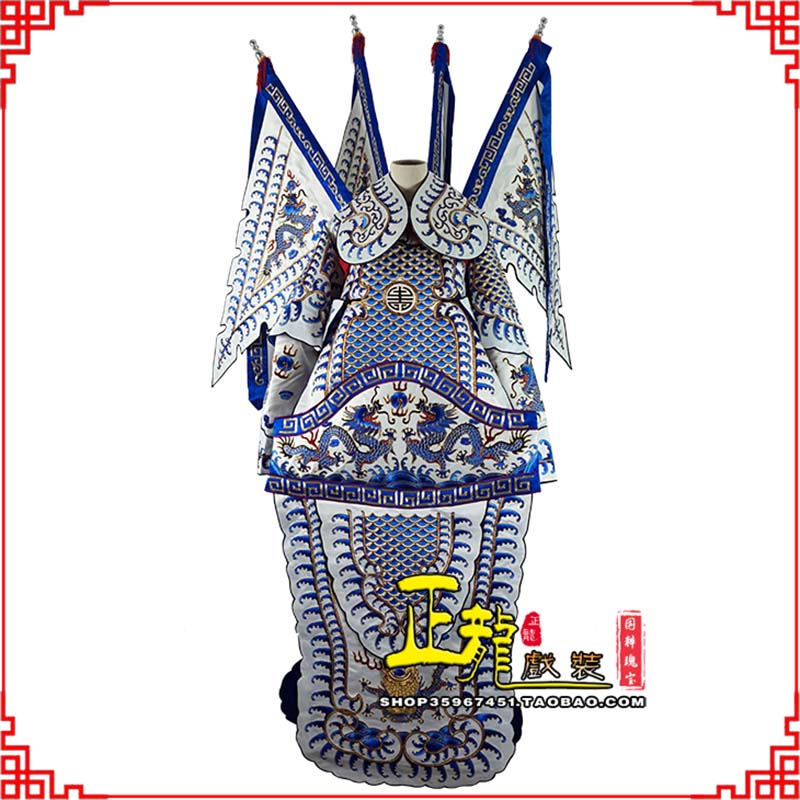 陕西武生武将大靠祥龙勾金