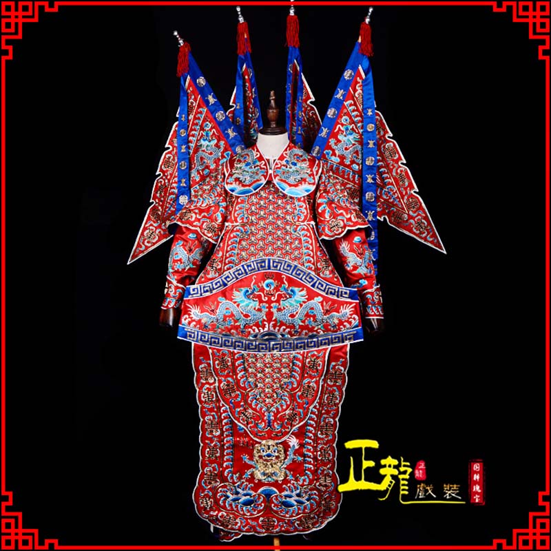 陕西武生戏服戏曲武将靠